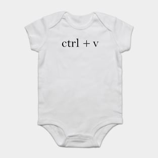 ctrl + c Baby Bodysuit